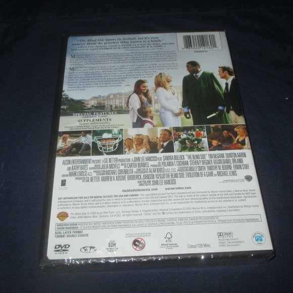 The Blind Side (2010, DVD, Wide Screen, Canadian) (Unopened) - Picture 2 of 3